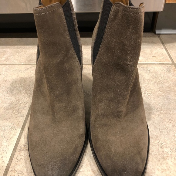 Marc Fisher LTD Women’s Brown Suede Mallory Booties - Picture 5 of 8